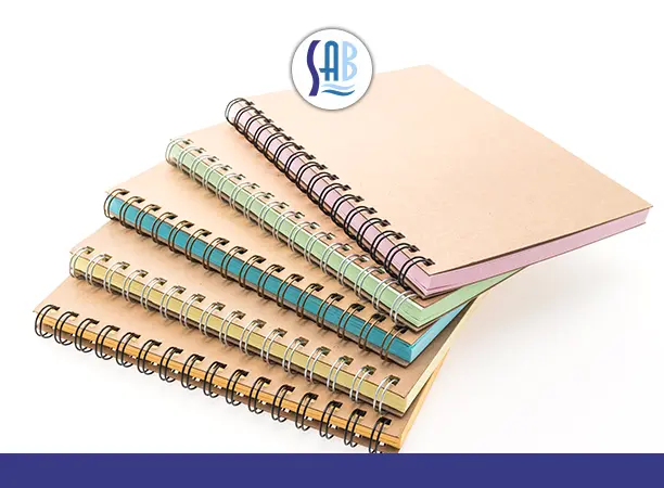 دفتر سلك كبير